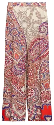 Produktbild von Zara Damen Satin-Hose gerade bunt mit Muster M