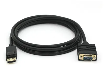 Produktbild von Equip DisplayPort auf VGA (HD15) Kabel, M/M, 2 m, VGA (D-Sub), DisplayPort, Männlich, Männlich, Gerade