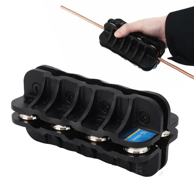 Image de Elzusha - Outil de pliage de tuyaux de 5/8 de pouce - PVC/Aluminium - Manuel - Robuste - Portable - Facile à utiliser - Plieur de tuyaux