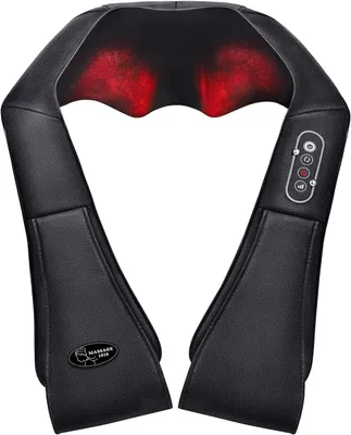 Produktbild von Nackenmassagegerät mit Wärmefunktion, Shiatsu Knetmassage, für Heimgebrauch