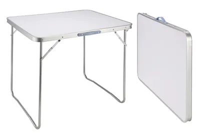 Produktbild von HI Klappbarer Campingtisch Weiß 80x60x69 cm