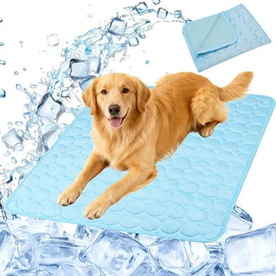 Produktbild von Hunden Kühlmatte selbstkühlend, 60 x 50 cm, für Zuhause und unterwegs