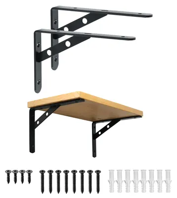 Produktbild von Set von 2 Dreieckigen Regalstützen für Stabilität