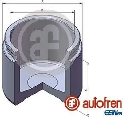 Produktbild von AUTOFREN SEINSA Bremssattel-Kolben für TOYOTA Yaris Schrägheck (P9) 54mm Stahl