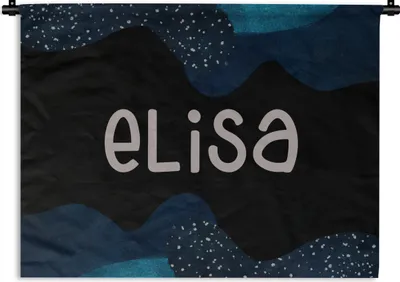 Produktbild von MuchoWow® Wandteppich Wandbehang Elisa - Pastell - Mädchen 90x67.5 cm Tapisserie Dekoration Wandtuch - Fototeppich - Wand-Skulpturen