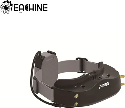 Produktbild von Eachine EV300D 1280*960 5.8G 72CH Dual True Diversity HDMI FPV Brille Einbau-DVR Einstellbar Mit aufladbarem Batteriefach - Schwarz
