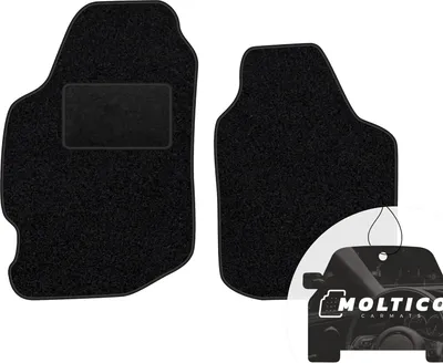 Produktbild von moto-MOLTICO Vorne Fußmatten Auto Velours Autoteppiche Schwarz Automatten Set 2-teilig passend für Ford Explorer 1995-2001