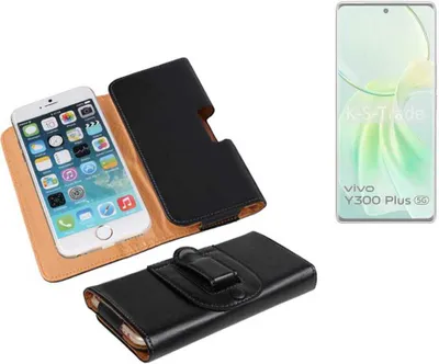 Produktbild von K-S-Trade Schützhülle Handyhülle kompatibel mit Vivo Y300 Plus 5G Holster Gürtel Tasche Schutzhülle Handy-Tasche Smartphone Case Seitentasche