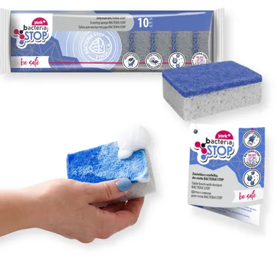 Produktbild von York Bacteria Stop Spülschwamm 10 Stück, antibakteriell