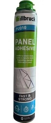 Produktbild von illbruck PU010 PolyurethanKleber 750 ml – Klebeschaum für EPS und XPS Dämmplatten