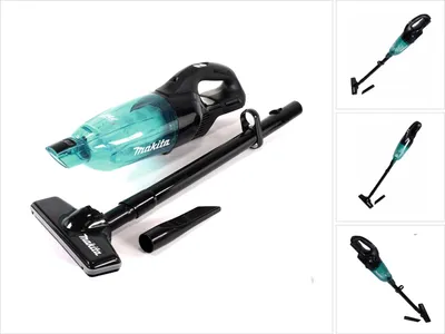 Produktbild von Makita LXT DCL281FZB - Staubsauger - Stange kurz/Handgerät (2-in-1) - beutellos - schnurlos - Schwarz