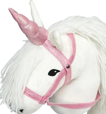 Produktbild von byAstrup Halfter Einhorn Glitter Hobby Horse Unicorn Pink