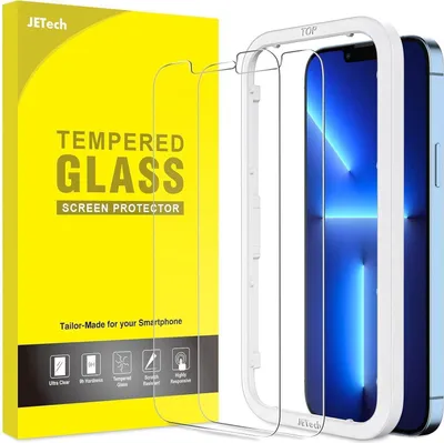 Produktbild von JETech Panzerglas Schutzfolie iPhone 13 Pro Max 6,7 Zoll 2 Stück