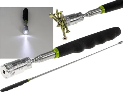 Produktbild von Teleskop Pick-Up Werkzeug mit LED Länge 20-80cm Zugkraft ca. 3,2kg