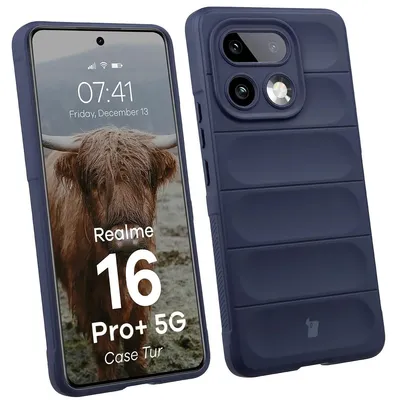 Produktbild von Robuste Handyhülle für Realme 16 Pro Plus 5G, Bizon Case Tur, Dunkelblau