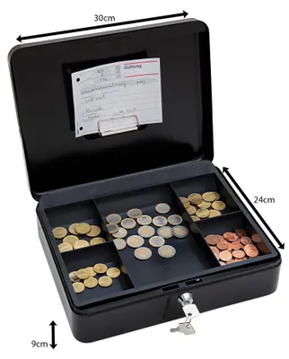 Productafbeelding van WEDO geldkassettes met clip, (B)300 x (H)240 x (D)90 mm