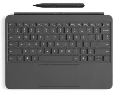 Produktbild von Microsoft Surface Pro 12-inch Keyboard w/ Slim Pen, Touchpad, Mechanischer Switch, Microsoft, Surface Pro 12, Grau, Alcantara