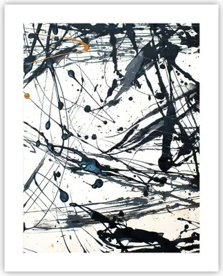 Produktbild von Poster - Poster ohne Rahmen - Abstraktion modern - 40x50 cm - Wand Bild - Wanddeko - Wandbilder - Kunstposter - Wandposter - Bilder - Kunstdruck - Wanddekoration - Wandbild - P2XPA40x50-3442