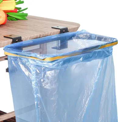 Obrázok produktu pre Držiak na vrecia na odpad, nehrdzavejúca oceľ, prenosný, pre kuchyňu