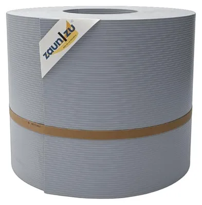 Produktbild von Sichtschutzstreifen zaun|zu RILLE MAXI 50m Rolle Blende für 24cm Gittermatten Fenstergrau 50m