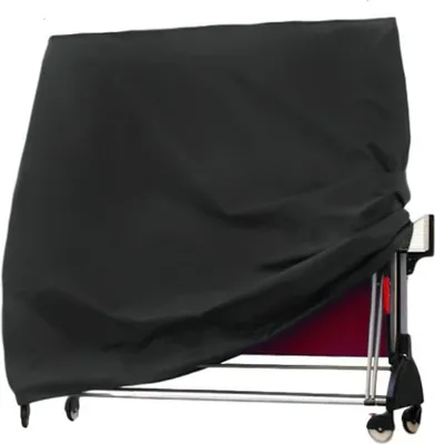 Produktbild von Table Tennis Table Cover 420D Oxford Waterproof Fabric Table Cover Outdoor Table Tennis Table Protective Cover 185 x 165 x 70 cm