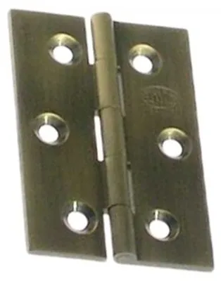 Produktbild von AMIG 1002 Möbelscharnier 60x40 mm antikes Gold