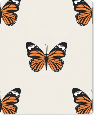 Produktbild von MuchoWow® Mauspad Mousepad Schmetterling - Insekten - Muster 19x23 cm - Mousepads - Maus Mat - Pad - Mausunterlage - Mauspads - Spielen