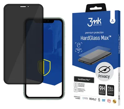 Obrázok produktu pre 3mk HardGlass Max Privacy sklenený ochranný štít pre iPhone X, XS, 11 Pro