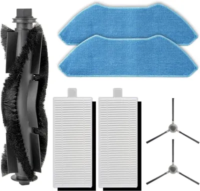 Produktbild von (7-teiliges) Ersatzteileset für den Lefant M1 Saugroboter: 1 Walzenbürste, 2 Seitenbürsten, 2 HEPA-Filter, 2 Wischpads, Zubehörset