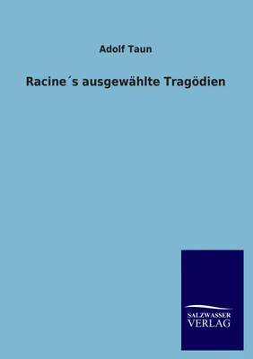Produktbild von Racine´s ausgewählte Tragödien
