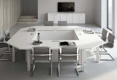 Image de Table de bureau Table de réunion Table de travail Meubles de bureau Meubles de comptoir