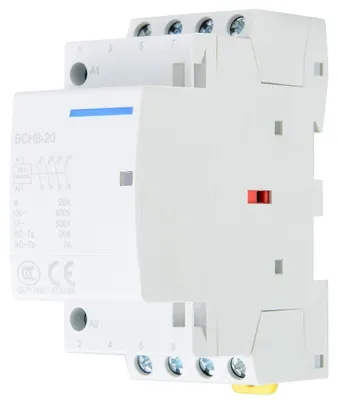 AC-Stromschutz 4P 20A 2NO 2NC 24V/230V DIN-Schiene