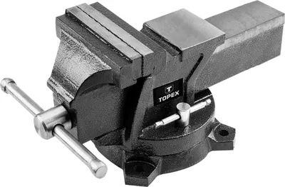 Image de Etau de serrurier pivotant TOPEX 150 mm