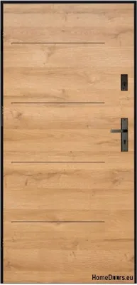 Produktbild von Außentür, Stahltür, Moderne Tür, 55 mm dick, Perses 90 L, Sofort verfugbar