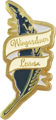 Image de Harry Potter - Badge « Wingardium Leviosa » CD1086 (taille unique) (or/noir)