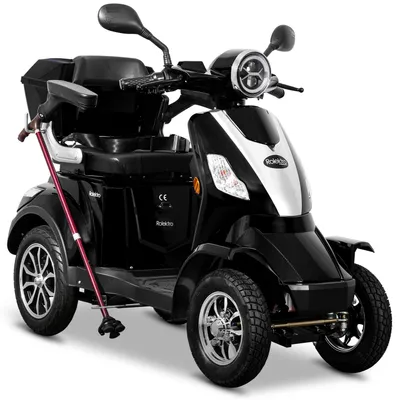 Produktbild von Rolektro, E-Quad 25, Schwarz, 60V-20Ah Bleigel Akkus, 1000 Watt
