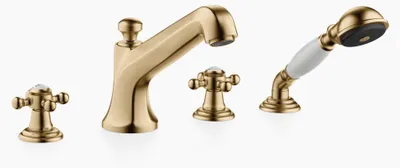 Produktbild von Dornbracht MADISON Wannen-Vierlochbatterie für Wannenrandmontage, Ausladung 225mm, 27502360-39