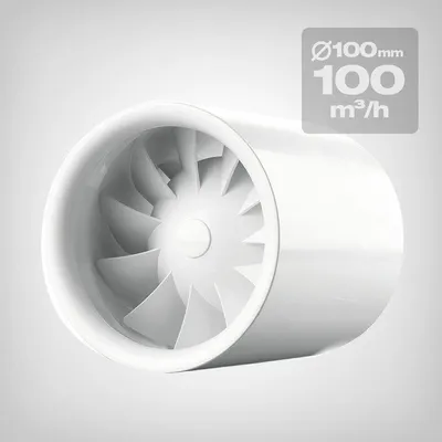 Produktbild von Axiallüfter Silent, 100 m3/h, 100mm