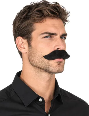 Image de Moustache de costume noir - taille unique, Image générée par une IA