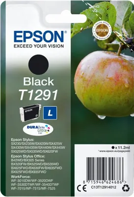 Zdjęcie produktu dla Wkład atramentowy Epson T1291 czarny, opakowanie 10 sztuk