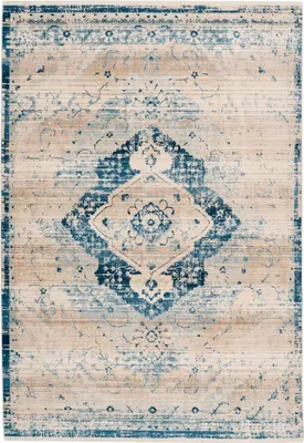 Produktbild von Baroque 500 Creme / Blau 200cm x 290cm