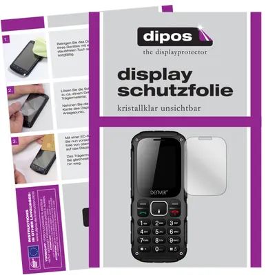 Produktbild von 6x Schutzfolie für DENVER WAS-18110M klar Displayschutzfolie Display Schutz