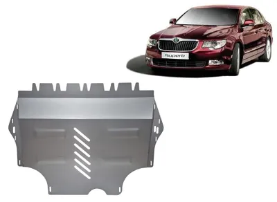 Produktbild von Aluminium Unterfahrschutz für Motor der Marke Skoda Superb II - 2008 - 2015