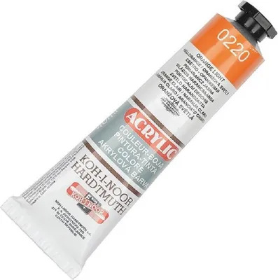 Obrázek produktu pro Koh-i-noor 162727/0220 - akrylová barva 40 ml, světle oranžová