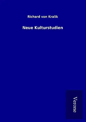 Produktbild von Neue Kulturstudien
