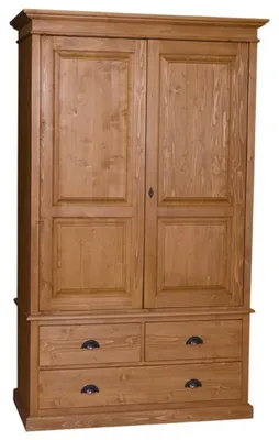Zdjęcie produktu dla Casa Padrino szafa w stylu wiejskim - szafa shabby wys. 197 cm szer. 120 cm gł. 59 cm