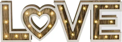 Produktbild von Globo Love Tischleuchte Kunststoff, 26xLED; 29976