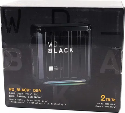 Produktbild von Western Digital D50 Enceinte ssd Noir