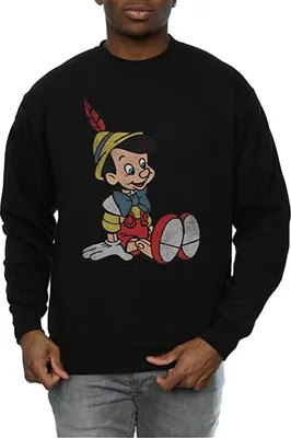 Produktbild von Pinocchio - "Classic" Sweatshirt für Herren BI488 (L) (Schwarz)