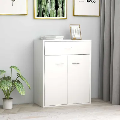 Obrázek produktu pro vidaXL Příborník bílý 60x30x75 cm Materiál dřeva